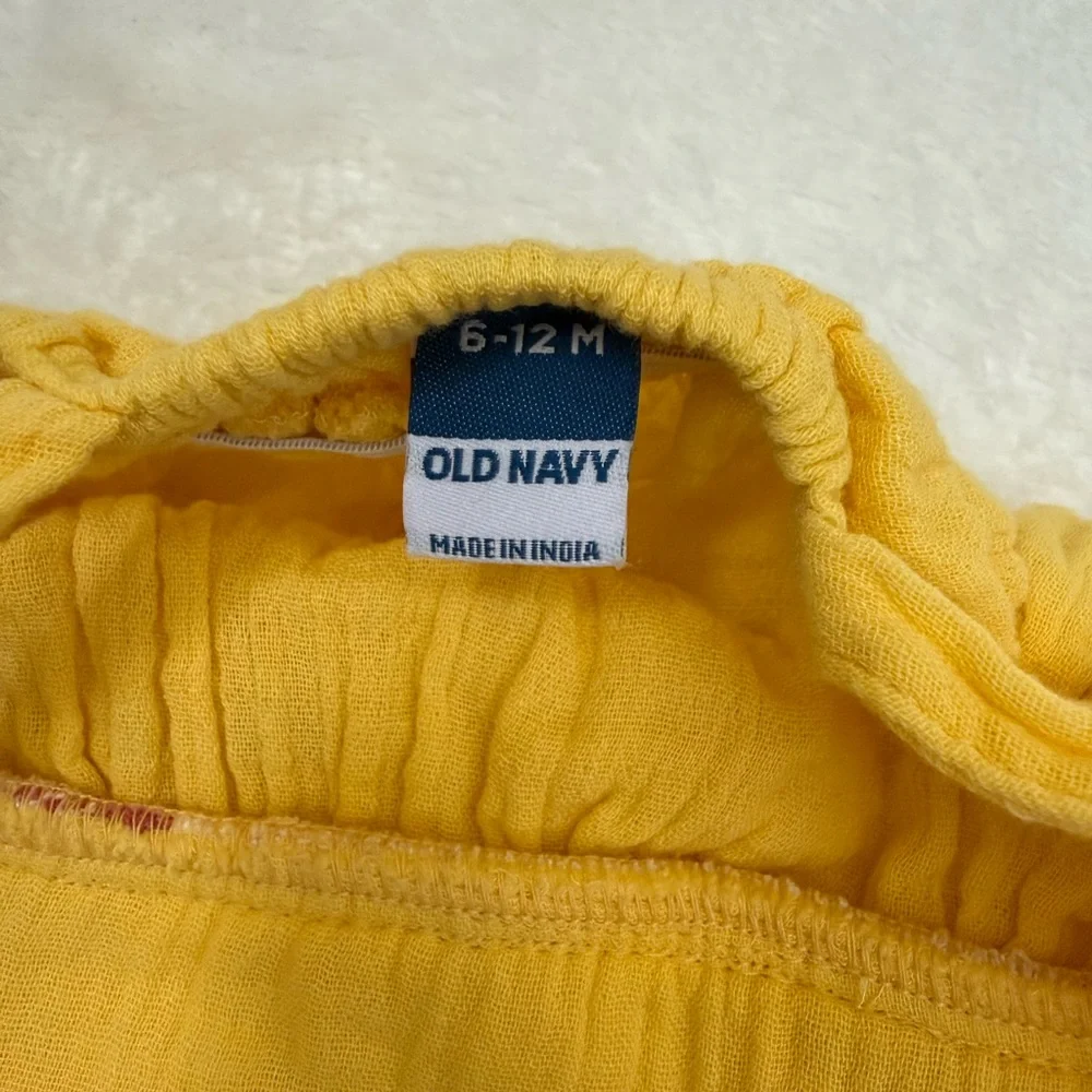 Old Navy Yellow Sun Crochet Tank Dress with Bloomer Set